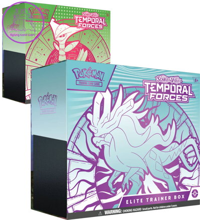 ADC Hra Pokémon TCG SV05 Temporal Forces Elite Trainer Box 9x booster s doplňky