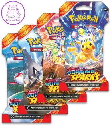 ADC Hra Pokémon TCG SV08 Surging Sparks booster set 10 karet blister