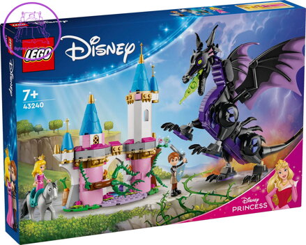 LEGO DISNEY PRINCESS Zloba v dračí podobě 43240 STAVEBNICE