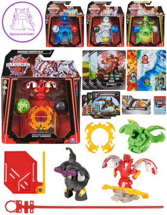 SPIN MASTER Bakugan s6 startovací sada Speciální útok 4 druhy