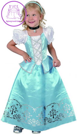 KARNEVAL Šaty Princezna vel. XS (92-104 cm) 3-4 let KOSTÝM