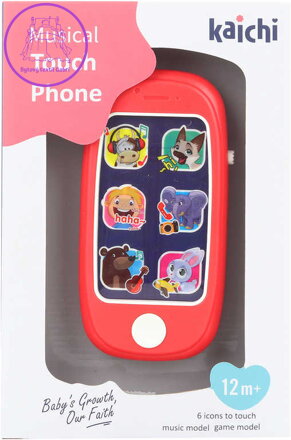 Telefon dotykový baby smartphone 14cm na baterie Světlo Zvuk