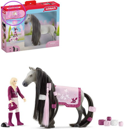 SCHLEICH Sofia a Dusty startovací set koník s figurkou a doplňky plast