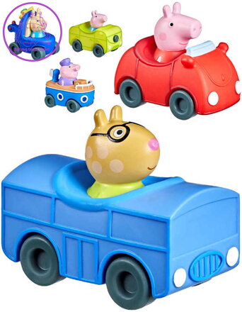 HASBRO Prasátko Peppa Pig autíčko mini vozítko s figurkou 5 druhů