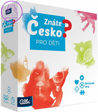 ALBI HRA Znáte Česko? Pro děti kvízová *SPOLEČENSKÉ HRY*