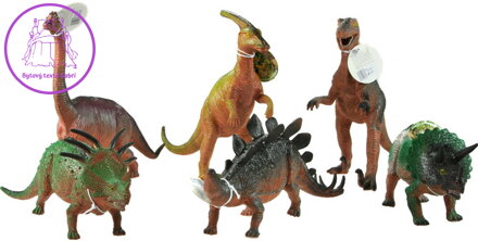 Zvířata dinosauři 25-36cm plastové figurky zvířátka 6 druhů