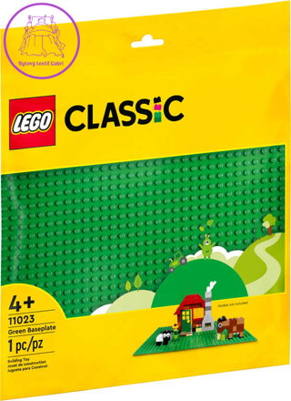 LEGO CLASSIC Podložka zelená ke stavebnicím 25,5x25,5cm 11023