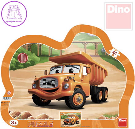 DINO Puzzle obrysové skládačka Tatra 25 dílků 31x23cm