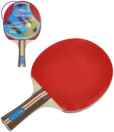 Pálka dětská na stolní tenis stolní tenis (ping pong) 25cm 2-Play dřevěná