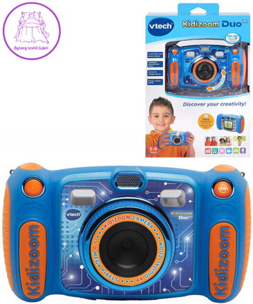 VTECH Kidizoom Duo dětský fotoaparát modrý s efekty na baterie Světlo Zvuk