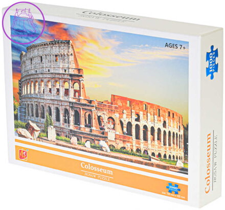 PUZZLE 1000 dílků Colosseum foto 70x50cm skládačka v krabici