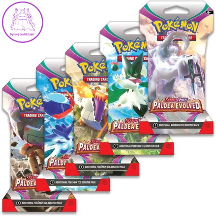 ADC Hra Pokémon TCG SV02 Paldea Evolved booster set 10 karet blister