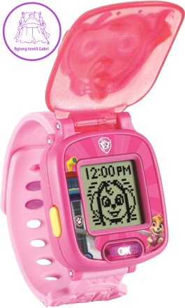 VTECH Mluvící hodinky Skye Tlapková Patrola 4 hry na baterie CZ Světlo Zvuk