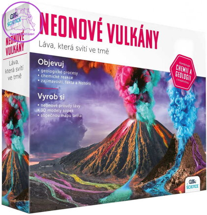 ALBI Science Neonové vulkány experimentální vědecký set pro děti