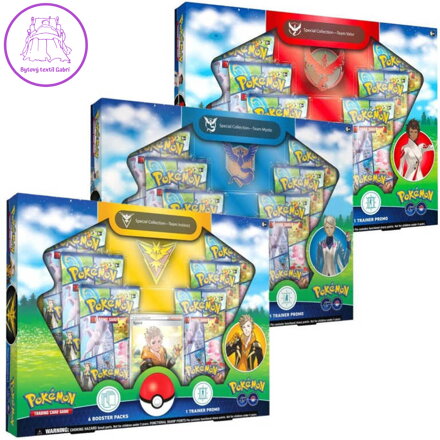 ADC Pokémon TCG: GO Special Collection 6x booster s odznakem a doplňky