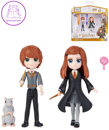 SPIN MASTER Harry Potter mini figurka přátelé set 3ks Ron / Ginna / Prašivka