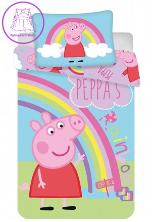 Jerry Fabrics Povlečení do postýlky Peppa Pig 016 baby 100x135, 40x60 cm