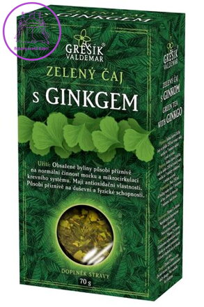 Grešík Zelený čaj s ginkgem 70 g