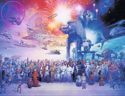 RAVENSBURGER Puzzle Star Wars Universe 2000 dílků