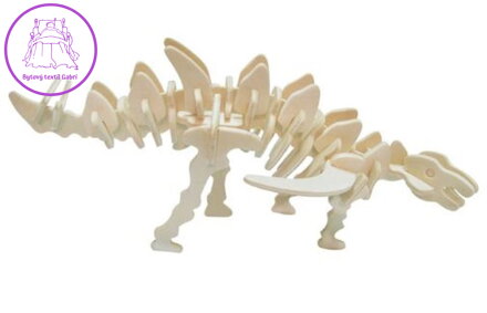 WOODEN TOY , WCK 3D puzzle Gigantspinosaurus malý