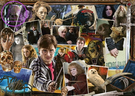 RAVENSBURGER Puzzle Harry Potter a Relikvie smrti 1000 dílků