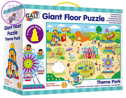 GALT Obří podlahové puzzle Zábavní park 30 dílků
