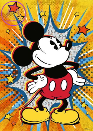 RAVENSBURGER Puzzle Retro Mickey Mouse 1000 dílků