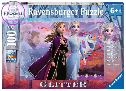 RAVENSBURGER Třpytivé puzzle Ledové království 2 XXL 100 dílků