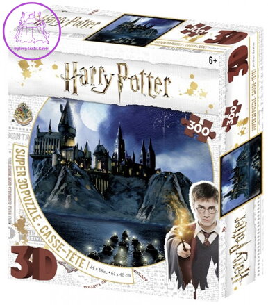 PRIME 3D Puzzle Harry Potter: Noční Bradavice 3D 300 dílků