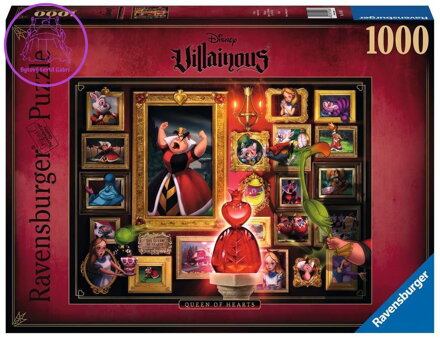 RAVENSBURGER Puzzle Disney Villainous: Srdcová královna 1000 dílků