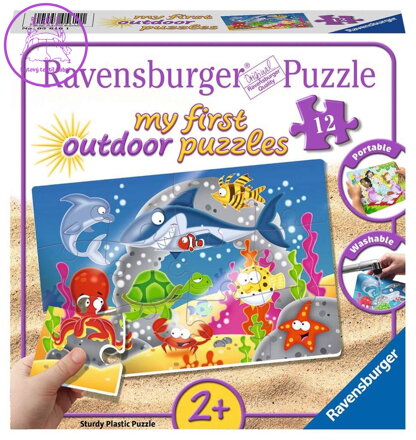 RAVENSBURGER Moje první outdoor puzzle Podmořská zábava 12 dílků