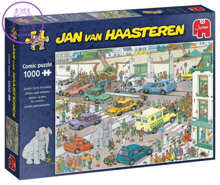 Puzzle JvH Jumbo jde nakupovat 1000 dílků