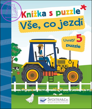 Svojtka & Co. Knížka s puzzle: Vše, co jezdí