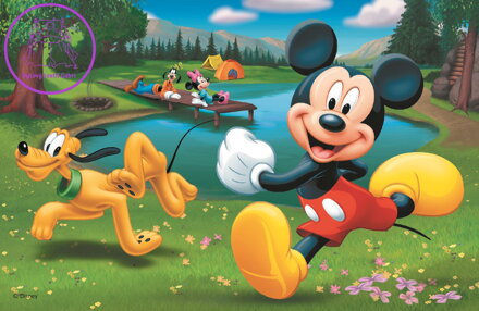TREFL Puzzle Mickey Mouse: U jezera 54 dílků