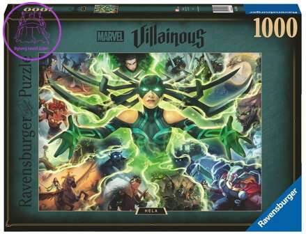 RAVENSBURGER Puzzle Marvel Villainous: Hela 1000 dílků