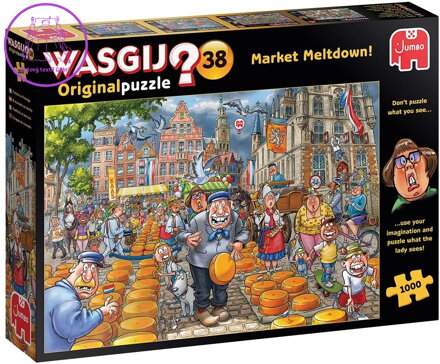 JUMBO Puzzle WASGIJ 38: Zhroucení trhu! 1000 dílků