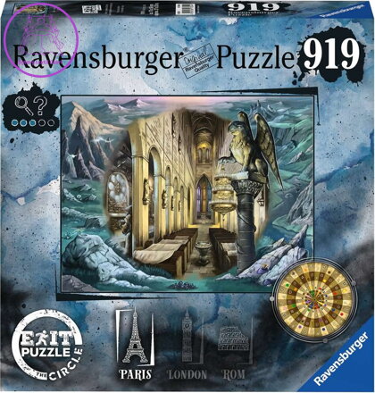 RAVENSBURGER Únikové EXIT puzzle Kruh: V Paříži 919 dílků