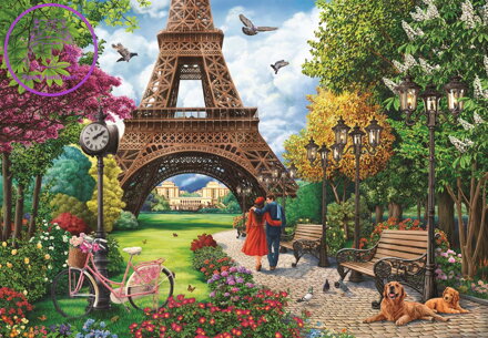 ANATOLIAN Puzzle Jaro v Paříži 500 dílků