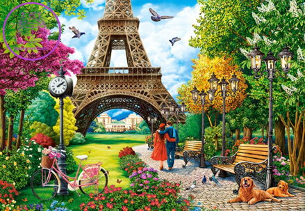 CASTORLAND Puzzle Jaro v Paříži 1000 dílků