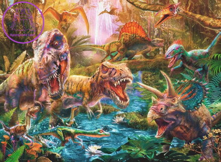 RAVENSBURGER Puzzle Dinosauři XXL 150 dílků