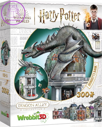 WREBBIT 3D puzzle Harry Potter: Gringottova banka 300 dílků