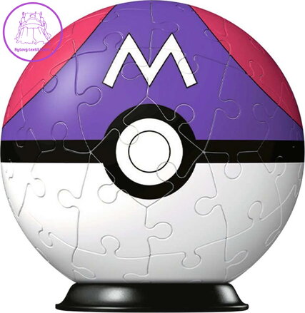 RAVENSBURGER Puzzleball Pokémon: Masterball 54 dílků