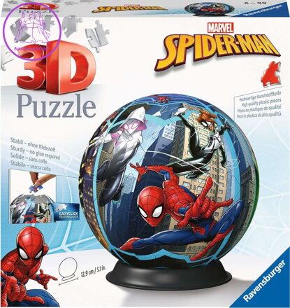 RAVENSBURGER Puzzleball Spiderman 73 dílků