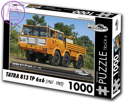 RETRO-AUTA Puzzle TRUCK č.6 Tatra 813 TP 6x6 (1967-1982) 1000 dílků