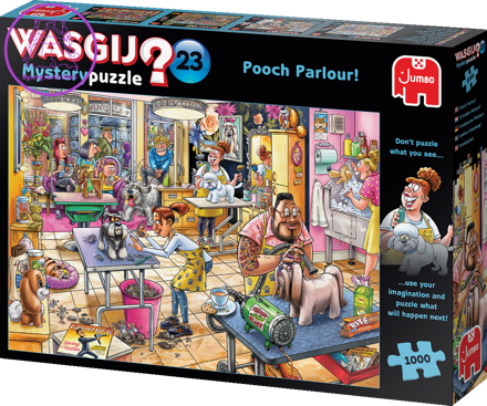 JUMBO Puzzle WASGIJ Mystery 23: Psí salon! 1000 dílků