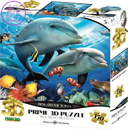 PRIME 3D Puzzle Pod vlnou 3D 150 dílků