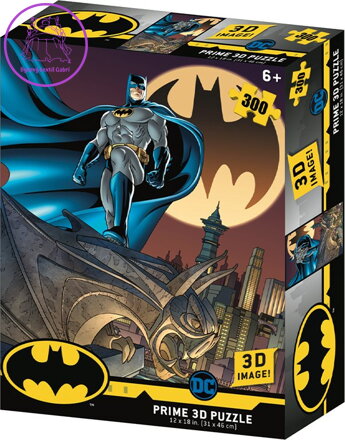 PRIME 3D Puzzle Batman 3D 300 dílků