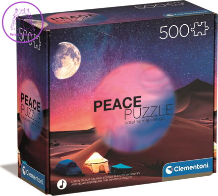 CLEMENTONI Peace puzzle: Hvězdná noc 500 dílků