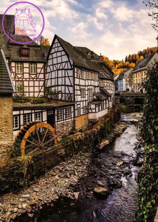 RAVENSBURGER Puzzle Monschau, Eifel 1000 dílků