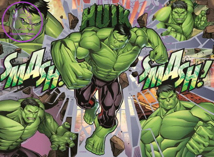 RAVENSBURGER Puzzle Marvel: Hulk XXL 100 dílků